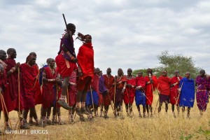 Maasai style jumping