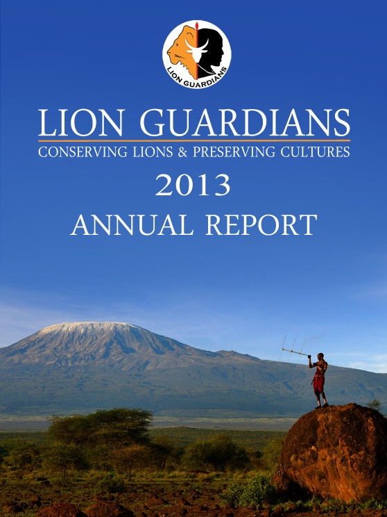 Lion Guardians - Annual Report 2013